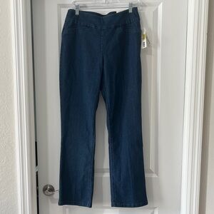 Westbound PARK AVE fit Classic Leg Indigo Blue Jeans Tummy Control SZ 10R NWT